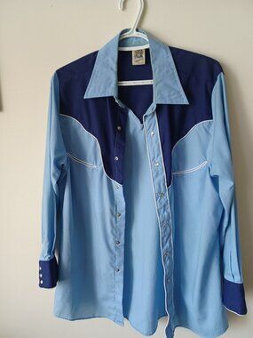 Kennington Ltd California Vintage Men’s Pearl Snap Western Cowboy Shirt